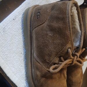 UGG Chestnut Suede Ankle Boots